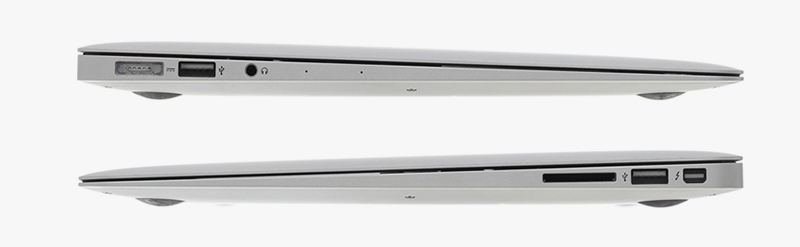 Macbook Air 13 2017 MQD32 128 GB trang bị đầy đủ các cổng kết nối