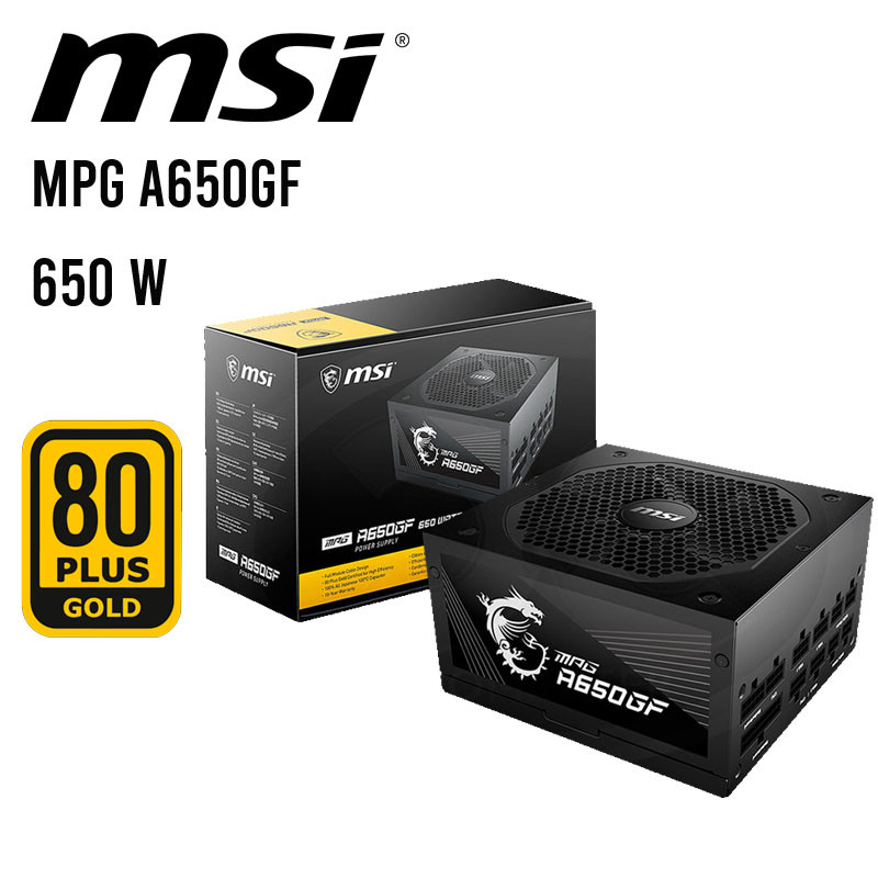 Thiết kế Nguồn máy tính MSI MPG A650GF 650W