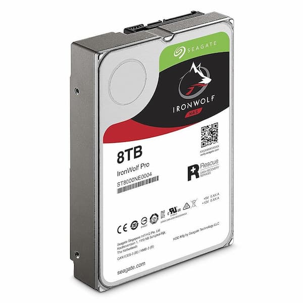 Ổ Cứng HDD Seagate Ironwolf Pro 8TB 3.5 Inch, 7200RPM, SATA, 256MB Cache (ST8000NE001)