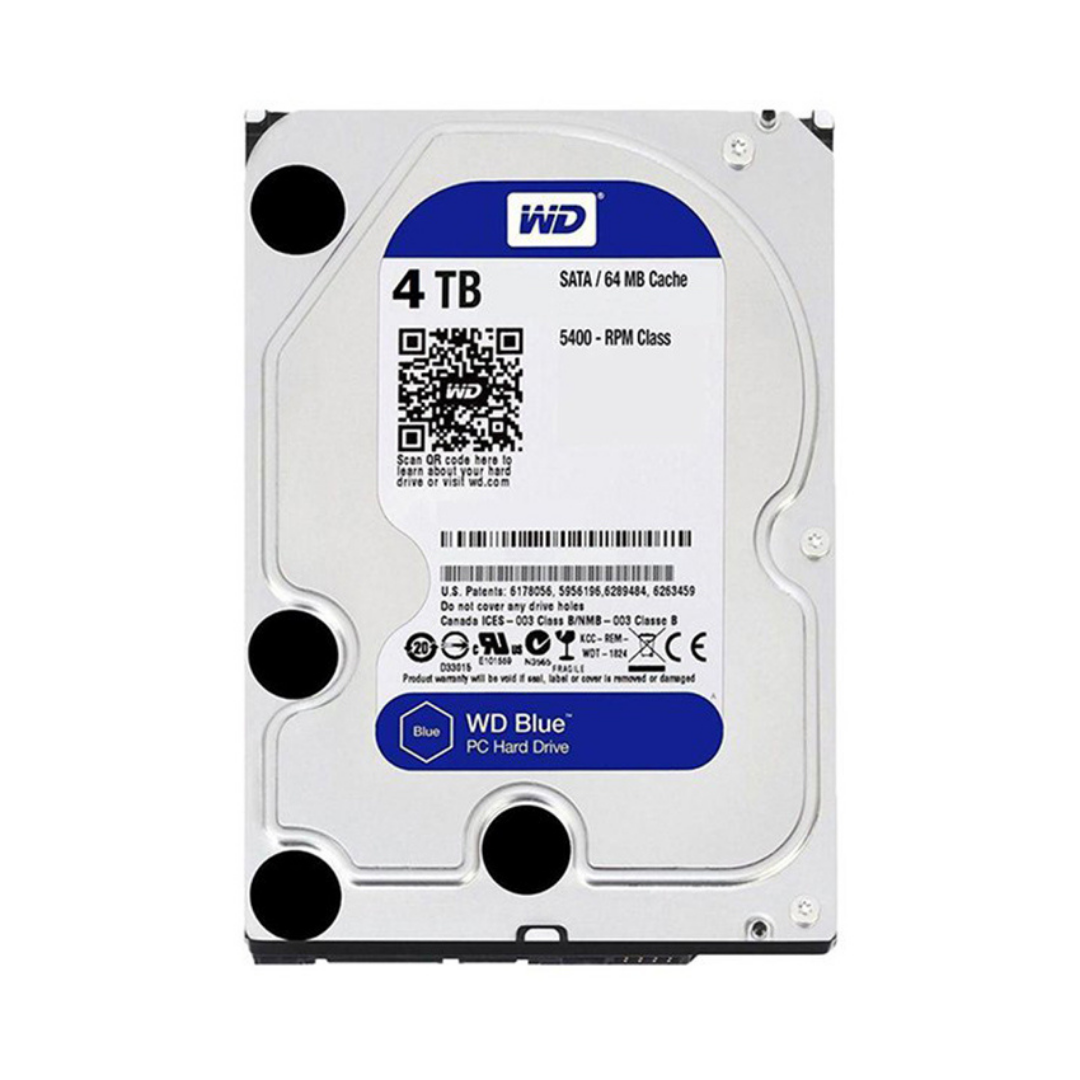 Ổ cứng HDD WD 4TB Blue 3.5 inch, 5400RPM, SATA, 256MB Cache (WD40EZAZ)