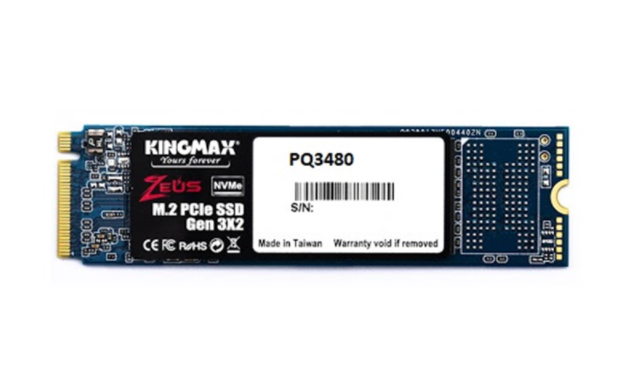 Ổ cứng SSD Kingmax Zeus PQ3480 256GB M.2 2280 PCIe NVMe Gen 3x4