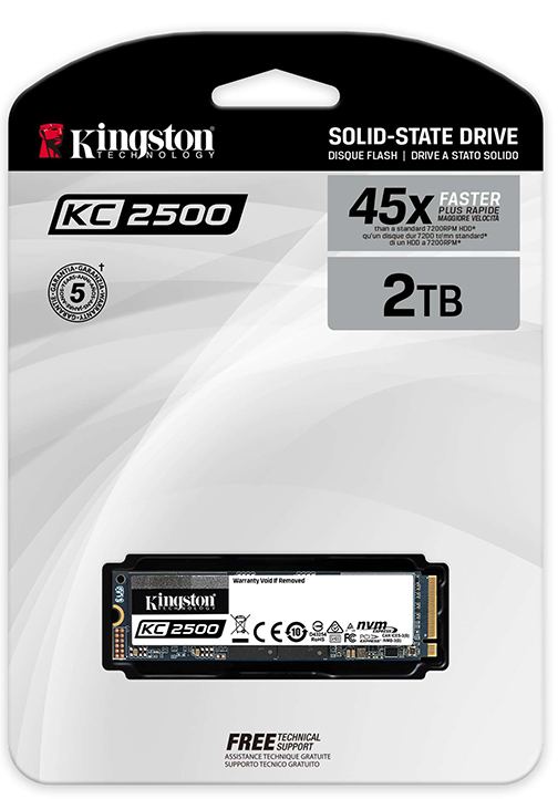 Đánh giá Ổ cứng SSD Kingston KC2500 2TB