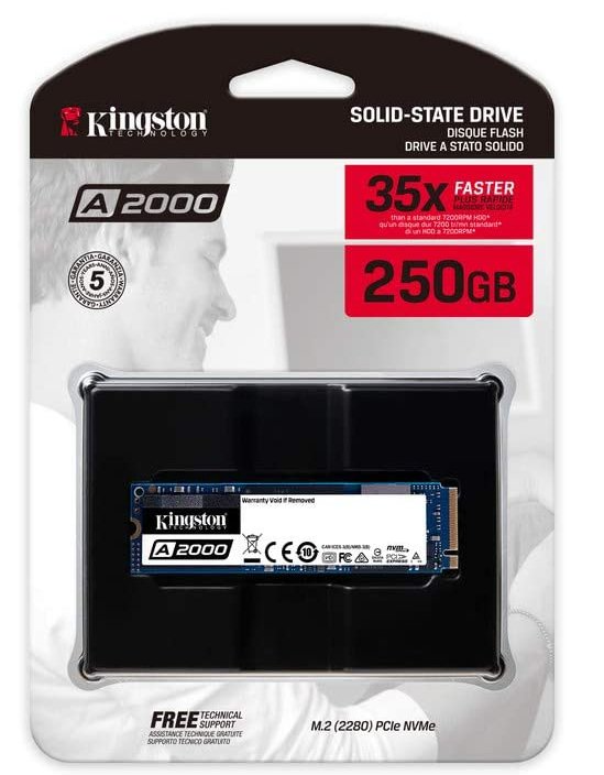 Đánh giá Ổ cứng SSD Kingston A2000M8 250GB
