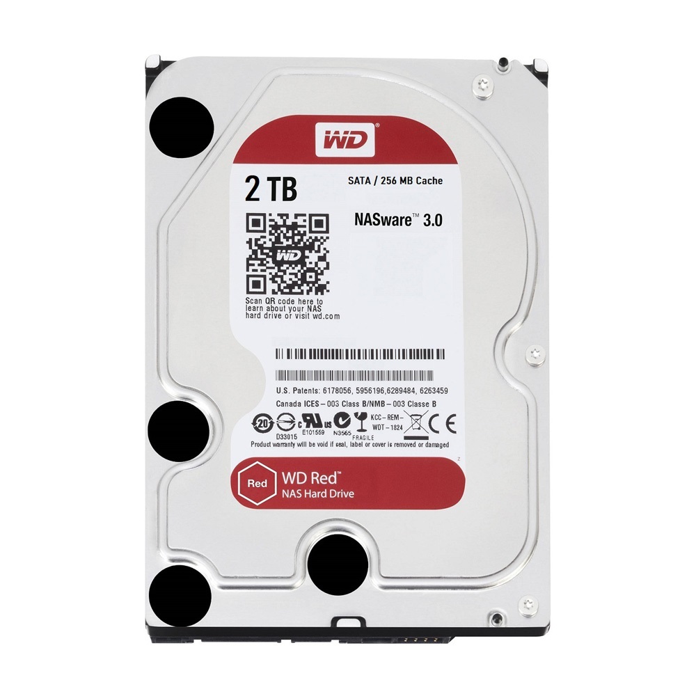 Ổ Cứng Hdd Wd 2tb Red 3.5 Inch, 5400rpm, Sata, 256mb Cache (Wd20efax)