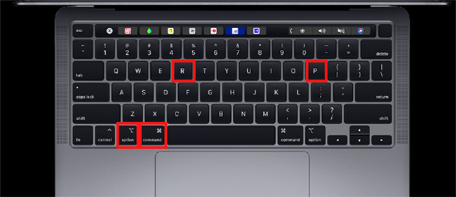 bấm tổ hợp phím cần thiết trên Macbook