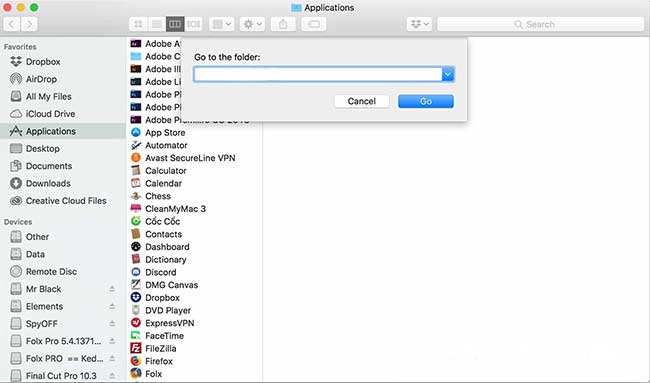 thay đổi hình nền macbook với Finder