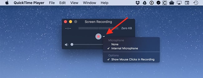 quicktime giúp quay lại màn hình macbook đơn giản