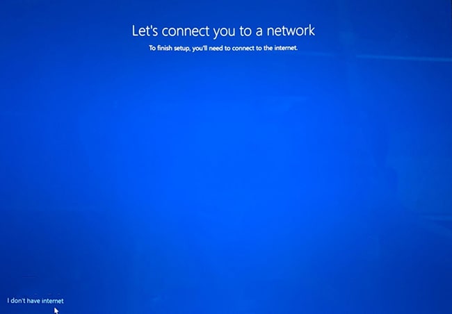 Không kết nối wifi cho máy Mac để tránh đăng nhập tài khoản Microsoft