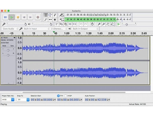 Ghi âm trên Macbook bằng công cụ Audacity