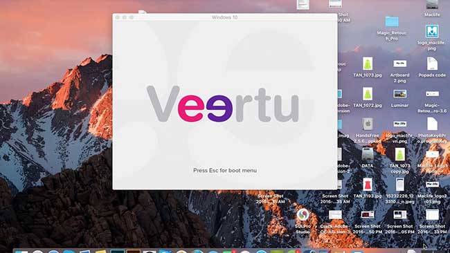 Sử dụng phần mềm Veertu để cài win trên máy Mac
