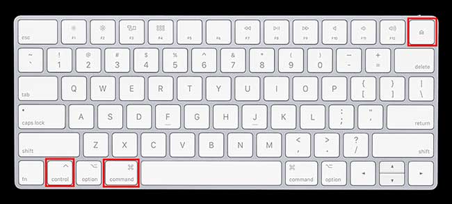 Khắc phục lỗi macbook bị đơ bằng cách nhấn tổ hợp phím