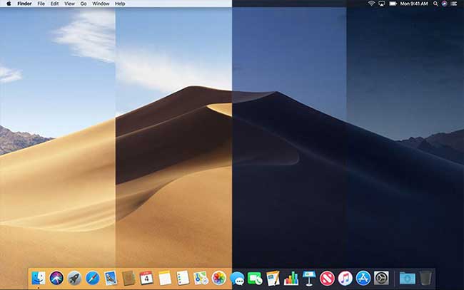 Màn hình Desktop thay đổi độ sáng tối tùy vào từng thời điểm trong ngày