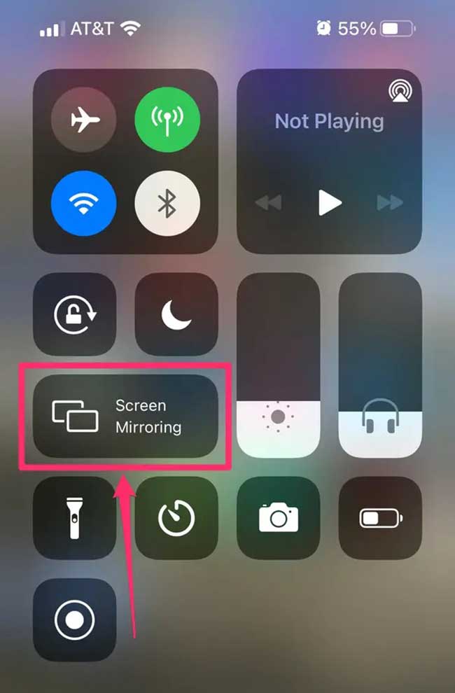 sử dụng Screen Mirroring phản chiếu màn hình iphone lên macbook