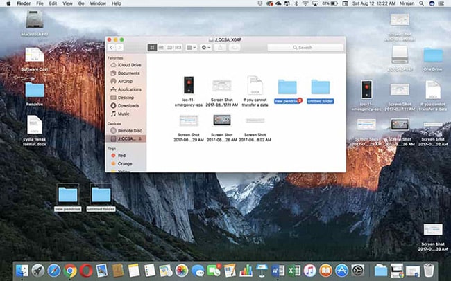 Cách mở file USB trên Macbook