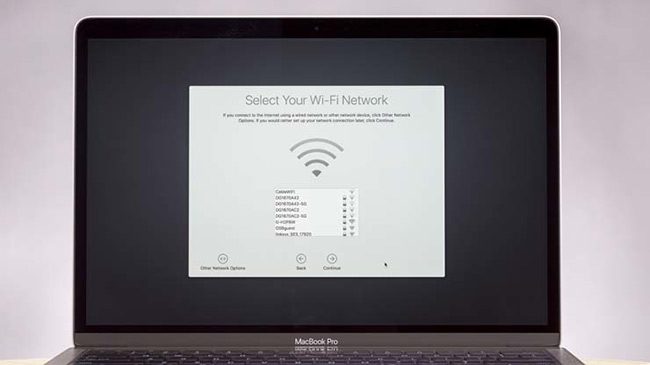 Lựa chọn đường truyền Wifi cho Macbook