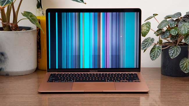 Sửa màn hình Macbook bị sọc bao nhiêu tiền