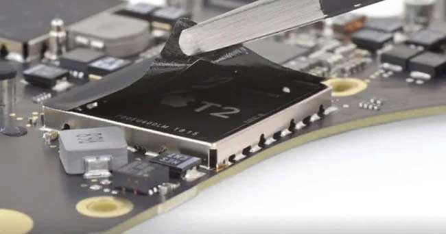 reset nvram macbook được trang bị chip Apple T2
