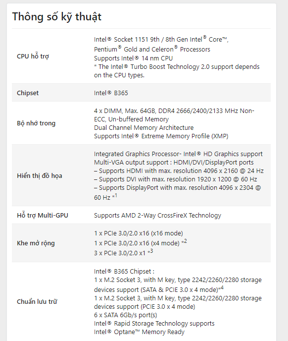 Mainboard ASUS ROG STRIX B365-F GAMING (Intel B365, Socket 1151, ATX, 4 khe RAM DDR4) - Tinker